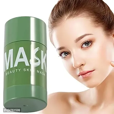 HUDA CRUSH BEAUTY Professional Green Stick for Face - Green Tea Cleansing Mask for Blackheads