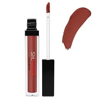 SH.HUDA Liquid Matte Lipstick, Long Lasting, 16hr Wear, Superstay Matte Ink (PILLOW TALK NUDE)-thumb1