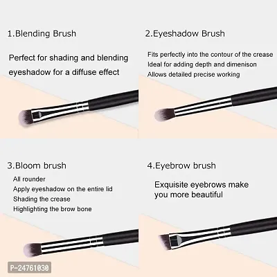 HUDA CRUSH BEAUTY Eyeshadow Palette with Brush Set Combo of Rose Gold Remastered Edition Eye Shadow Pallet with 4 Pcs Eye Shades Blending Brushes (Pink Brush)-thumb2