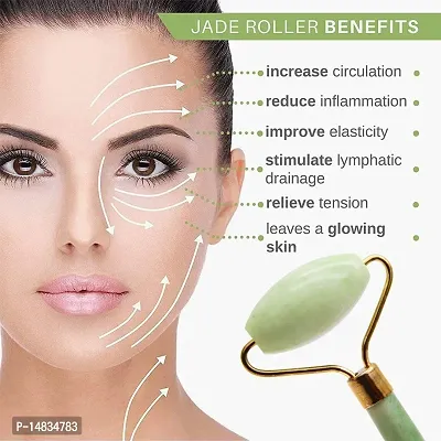 Facial Massager Jade Roller for Face Neck Healing Skin Wrinkles-thumb4