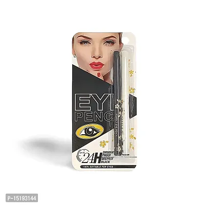 Twin Pack Eye Pencil Kajal Deepest Black, Waterproof and Long-lasting, Girl's And Women's ( Pack of 2 )-thumb4