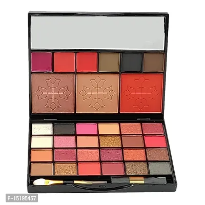 Eyeshadow Palette with Brush and Mirror (33 in 1 Makeup Kit)-thumb2