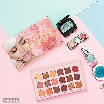 Rose Gold Remastered Edition + Nude Edition Eyeshadow Makeup Kit (Combo of 2 Eyeshadow) Matte And Shimmers Finish-thumb3