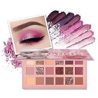 New Nude Edition Eyeshadow Palette with Mirror 18 Shades of Shimmer and Matte for Eye Makeup-thumb1