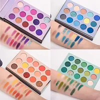 60 Color Makeup Palette Highlighters Eye Make Up High Pigmented Professional Mattes  Shimmery Finish - Multicolor-thumb3