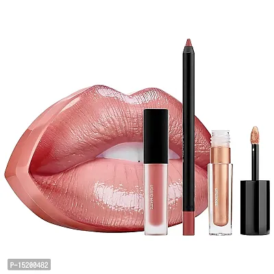 Lip Contour Set Trophy Wife  Muse Liquid Lipstick  liner KIT-thumb4