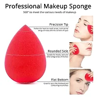 Makeup Blender Sponge Powder Puff Set Soft Sponge For Makeup To Apply Face Powder ( Set of 6 ) Multicolor-thumb1