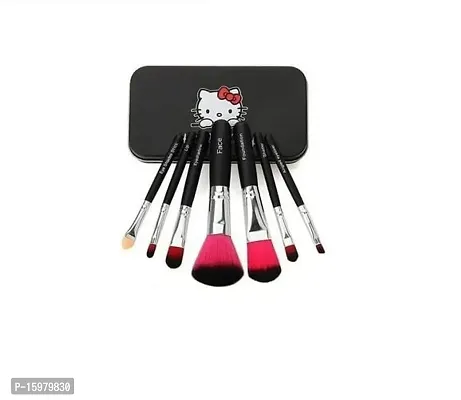 Hello Kitty Make Up Brush Set Pink (7 Pieces)-thumb4