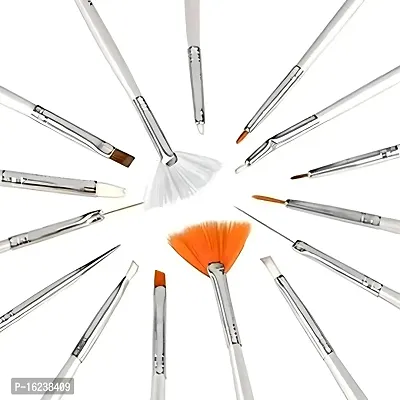 15-piece set of mandala painting tools plastic rod multi-functional combination White nail art brush-thumb5