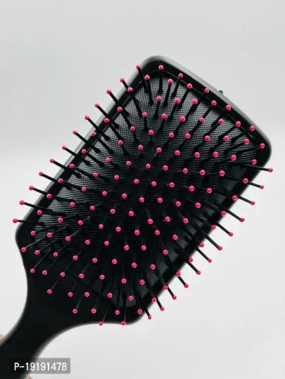 Professional Big Paddle Hair Brush Black for hair care-thumb3