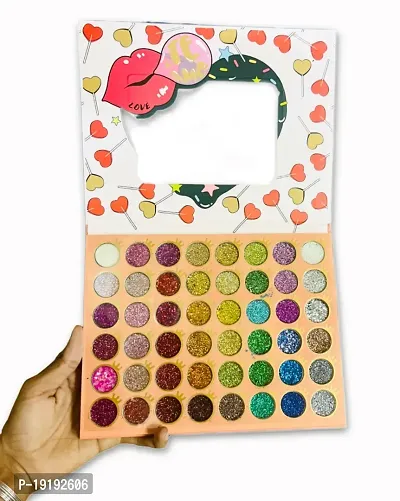 48 Color Glitter Eyeshadow Palette For Makeup , Girl's and Women's
