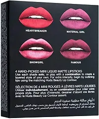 Makeup Liquid Matte Minis Lipstick Red Edition Pack of 4 ( Red edition )-thumb1