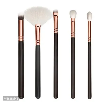 Professional Synthetic Hair Makeup Brushes Kit (Rose Gold, 375 g) - Set of 15-thumb5