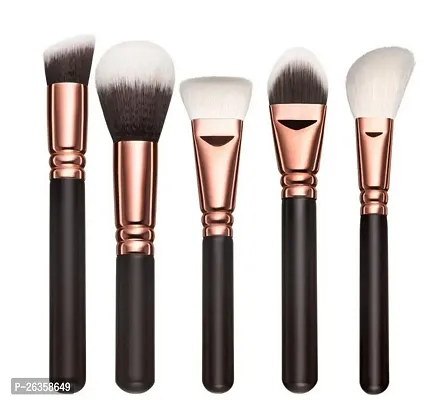 Professional Synthetic Hair Makeup Brushes Kit (Rose Gold, 375 g) - Set of 15-thumb4