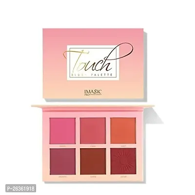 Imagic Touch Blusher Palette - Elevate Your Look with 6 Professional Multicolor Shades