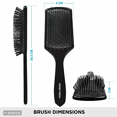 Paddle Hair Brush (India's No.1* Hair Brush Brand) for Men  Women, Black-thumb4