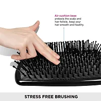 Paddle Hair Brush (India's No.1* Hair Brush Brand) for Men  Women, Black-thumb1