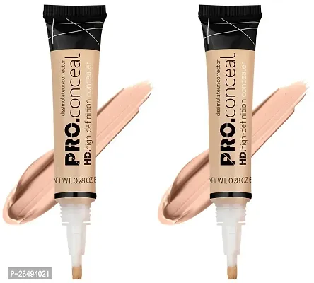 2 pcs Liquid Concealer - 0.25g for Radiant, Longwearing Face Makeup