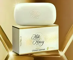 Milk  Honey Soap milk and honey gold softening creamy soap bar 100g ( Pack of 3 )-thumb3