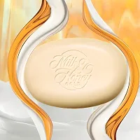 Milk  Honey Soap milk and honey gold softening creamy soap bar 100g ( Pack of 3 )-thumb4