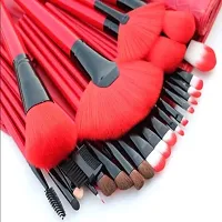 Soft Bristle Makeup Brush Set With Pu Leather Case Black 24 Pieces 24 In 1 Makeup Brush Pink Makeup Blush Brush-thumb4