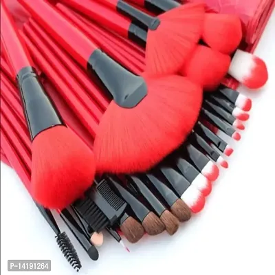 Soft Bristle Makeup Brush Set With Pu Leather Case Black 24 Pieces 24 In 1 Makeup Brush Pink Makeup Blush Brush-thumb5