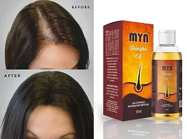 MYN Herbal Adivasi Hair Oil: Enhancing Beauty with Plastic Scalp Massager for Girls and Women-thumb3