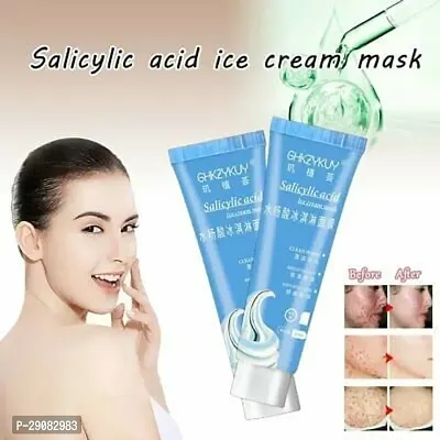 Salicylic Acid Ultra Cleansing Ice Cream Mask and Charcoal Peel Off Mask for Men  Women (Combo Pack) 3-thumb3