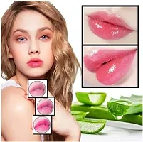 aloe vera  Long Lasting Nutritious Lip Balm Lips Moisturizer Magic Temperature Color Changing Aloe Vera Lipstick Pack of 3-thumb1