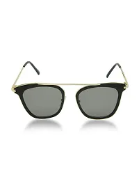 VAST&#174; UV Protection Classic & Stylish Unisex Sunglasses (3189) (Gold, Black)-thumb4