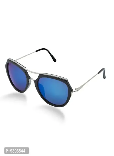 VAST&#174; Aviator Sunglasses For Men Latest And For Women Stylish Sunglasses Driving Sunglasses (Blue, Mirror)