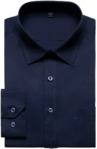 Life Roads Men's Solid Slim Fit Casual Shirt, Full Sleeve Shirt for Casual Wear  Formal Wear-thumb4