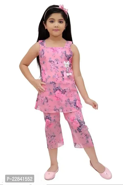 Fabulous Cotton Printed Clothing Set For Girls, Pack Of 1