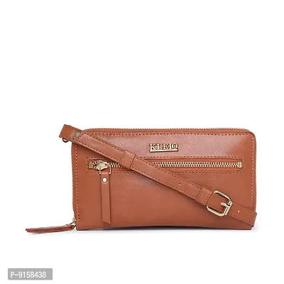 Clutch Wristlet Evening Bags Purse Wallet For Women, Vegan Leather by Metro  Muse (Brown) : Amazon.in: Fashion