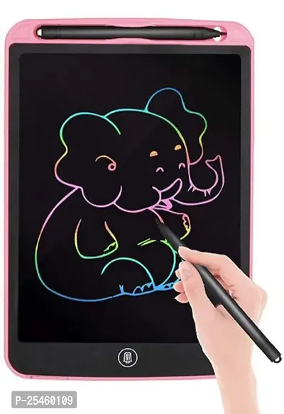 LCD Writing Tablet, 8.5 Inch/21.5 cm Colorful Toddler Doodle Board Drawing Tablet, Erasable Reusable Electronic Drawing Pads, Educational and Learning Tool for 3-6 Years Boys/Girls, Multicolor-thumb0