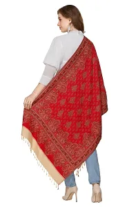 KTI Acrylic/Viscose Stole for women with a Wool Blend for Winter in Red Camel, measuring 28 x 80 inches, with the assigned Art No. 3010 Red Camel-thumb1
