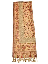 KTI Acrylic/Viscose STOLE for women with a Wool Blend for Winter in CAMEL, Measuring 28 x 80 inches, with the Assigned Art. No. 2915 CAMEL, Made in India.-thumb1