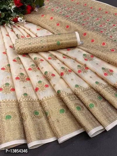 Indian Sarees for Women Embellished, Self Design Kanjivaram Cotton Silk  Saree | eBay