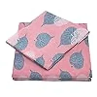 Classic Glace Cotton Printed Single Bedsheet with Pillow Cover-thumb1