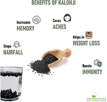 Baishnab KALOJIRA 50GM RH4Nigella Seeds Kalonji Black Seeds Packet Organic Hair Nigella Sativa Mangraila50PIECE-thumb2