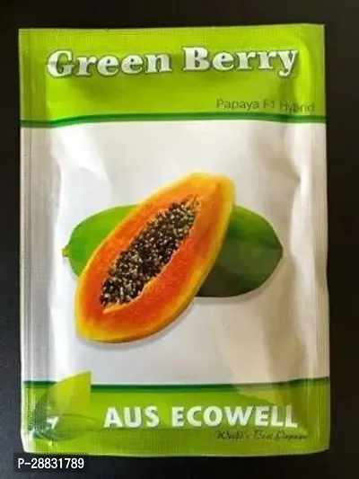 Baishnab Papaya hbjuhgreen berry papaya seed hybrid f1 Seed500PIECE