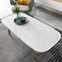 DOM EXPORT Vinyl Wallpaper Peel and Stick Waterproof Wallpaper for Home Kitchen Countertop Cabinet Furniture Oil Proof Kitchen Sticker (WHITE MARBLE 2M)-thumb4