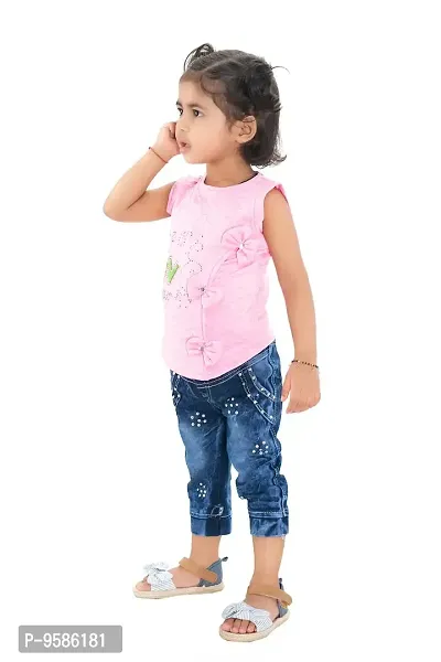 NEW GEN Baby girl's Dress (GIRLS_408_PINK_Pink_2-3 Years)-thumb3