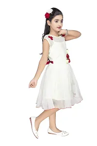 NEW GEN Baby Girls' Mini Dress (Off White::Cream_2-3 Years)-thumb3