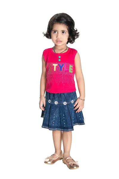 NEW GEN Baby Girls Wear (Pink; 2-3 Years)