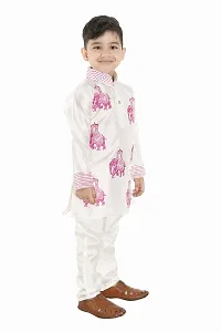 Boom GEN Boys Kurta & Paijama for 1-2 Years Boys Pink-thumb2