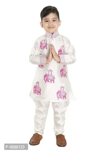 Boom GEN Boys Kurta & Paijama for 1-2 Years Boys Pink