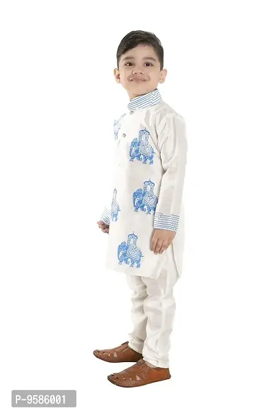 Boom GEN Boys Kurta & Paijama Pant Sky Blue-thumb2