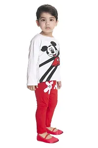 NEW GEN Boy's Casual Wear (White and Red, 2-3 Years)-thumb3