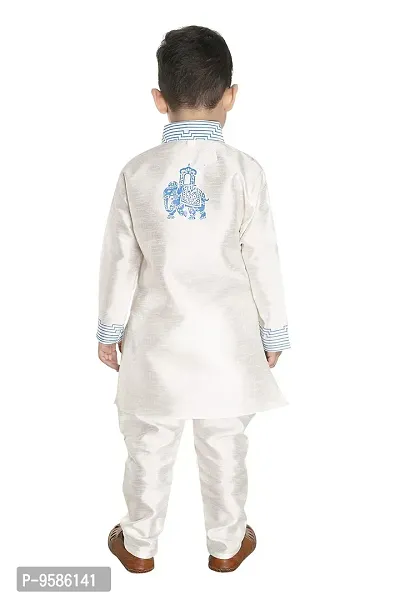 Boom GEN Boys Kurta & Paijama Pant Sky Blue-thumb3